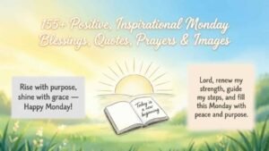155+ Positive Inspirational Monday Blessings Quotes Prayers and Images